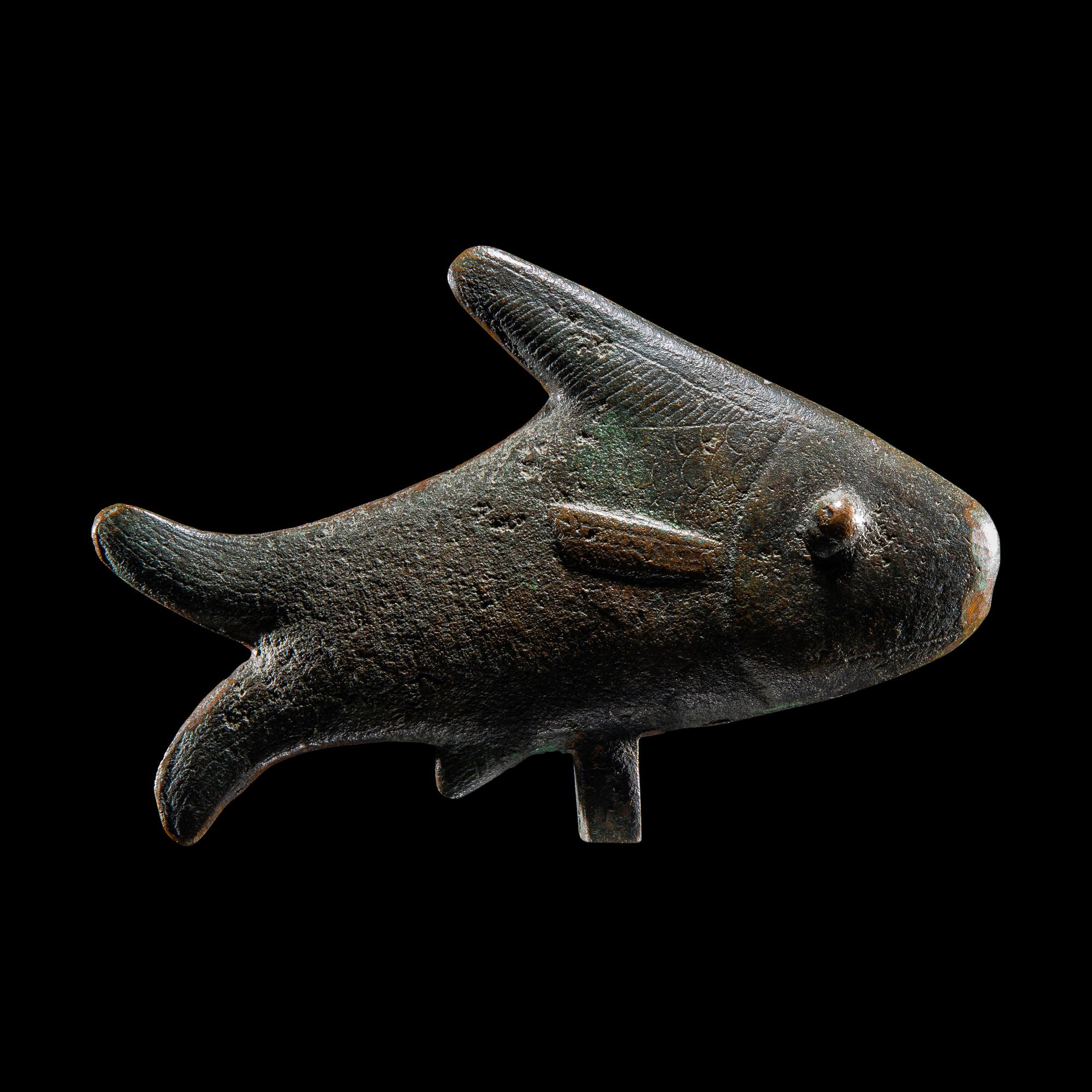 An Egyptian Bronze Oxyrhynchus Fish