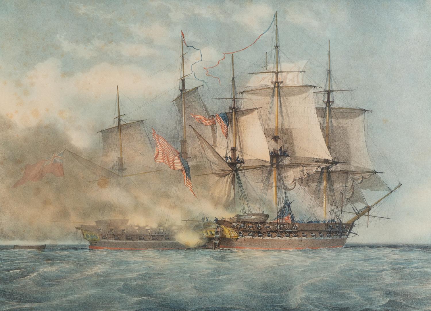 A Pair of Nautical Lithographs