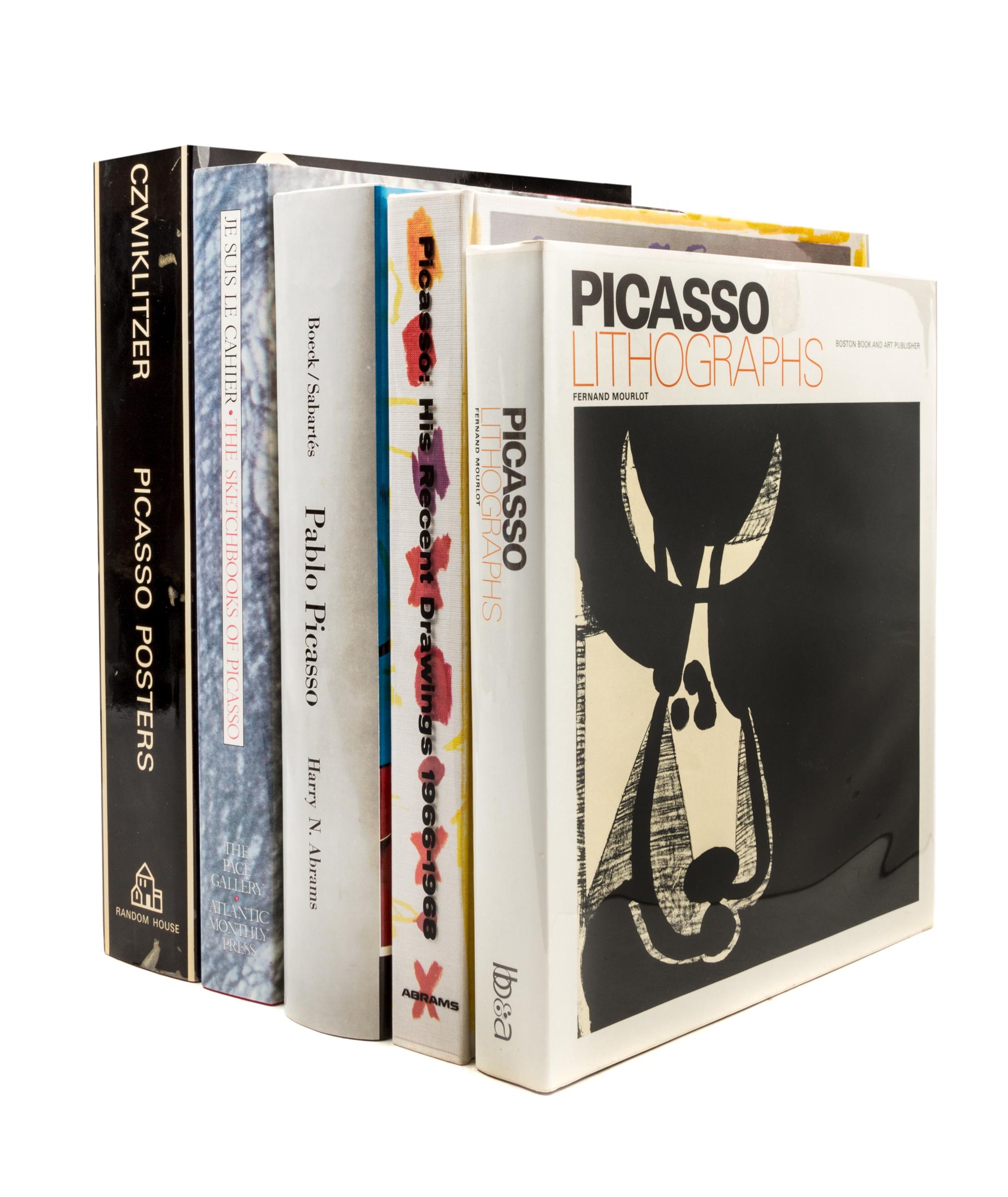 (PICASSO, PABLO) A group of 13 books.