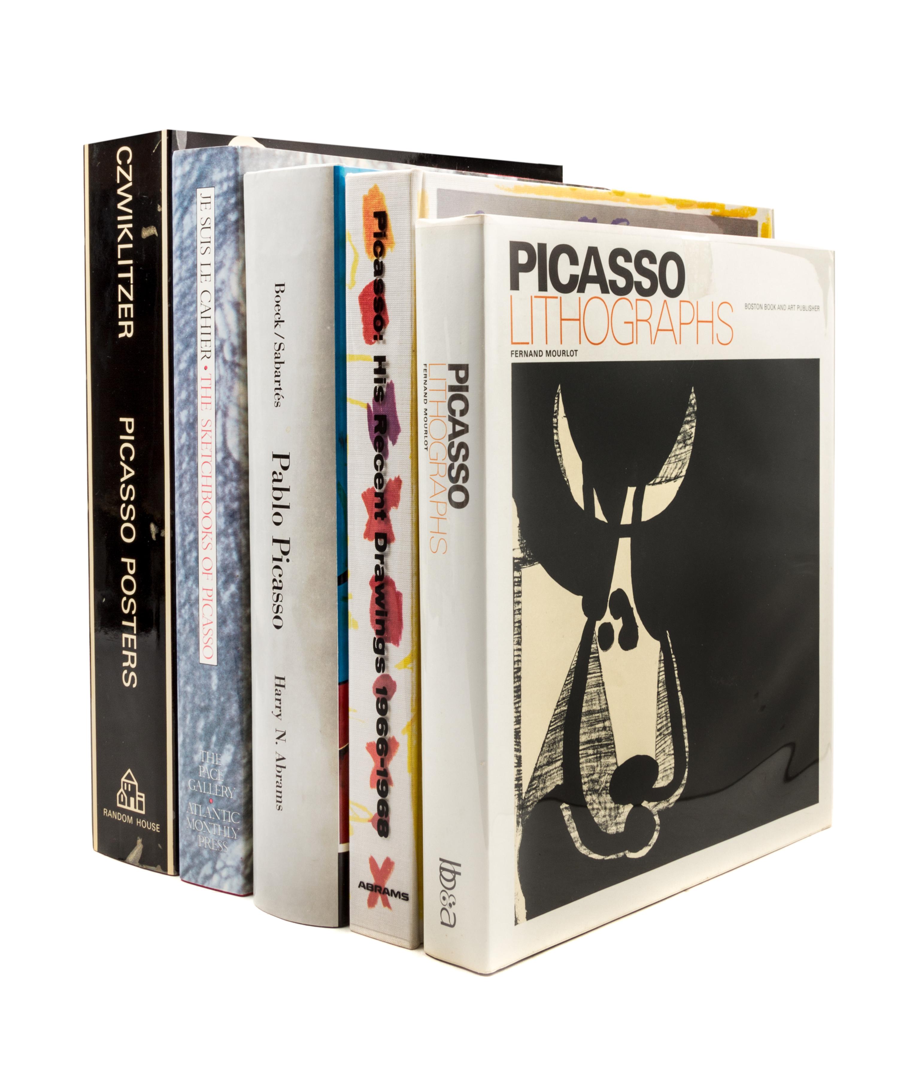 (PICASSO, PABLO) A group of 13 books.