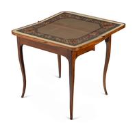 A French Provincial Fruitwood Game Table