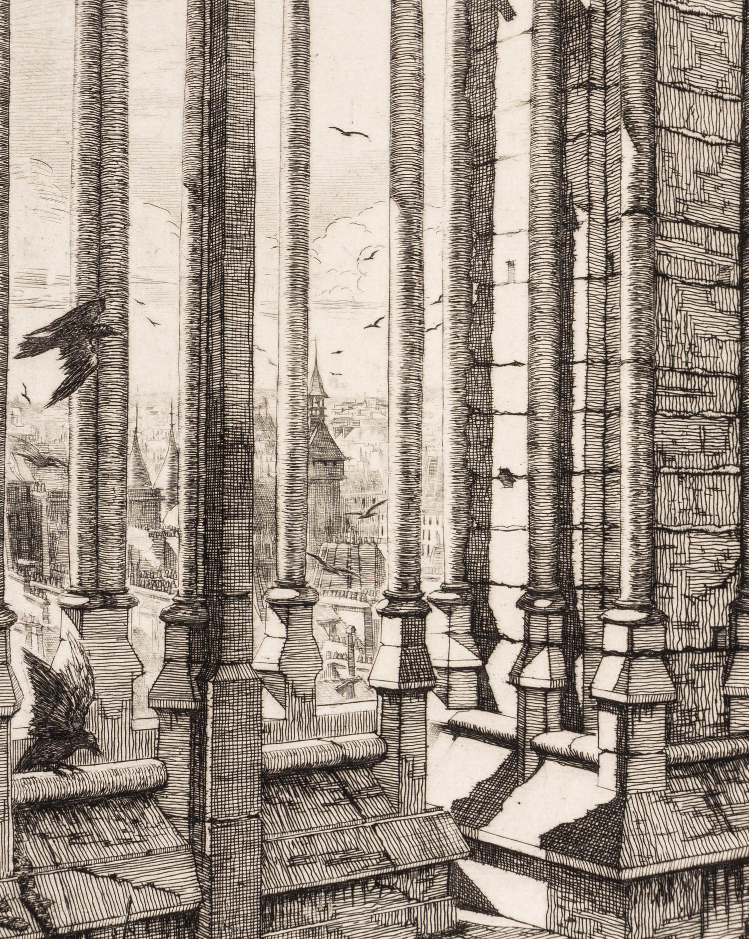 A Pair of Prints (La Tour de L’Horloge; La Galerie de Notre Dame)