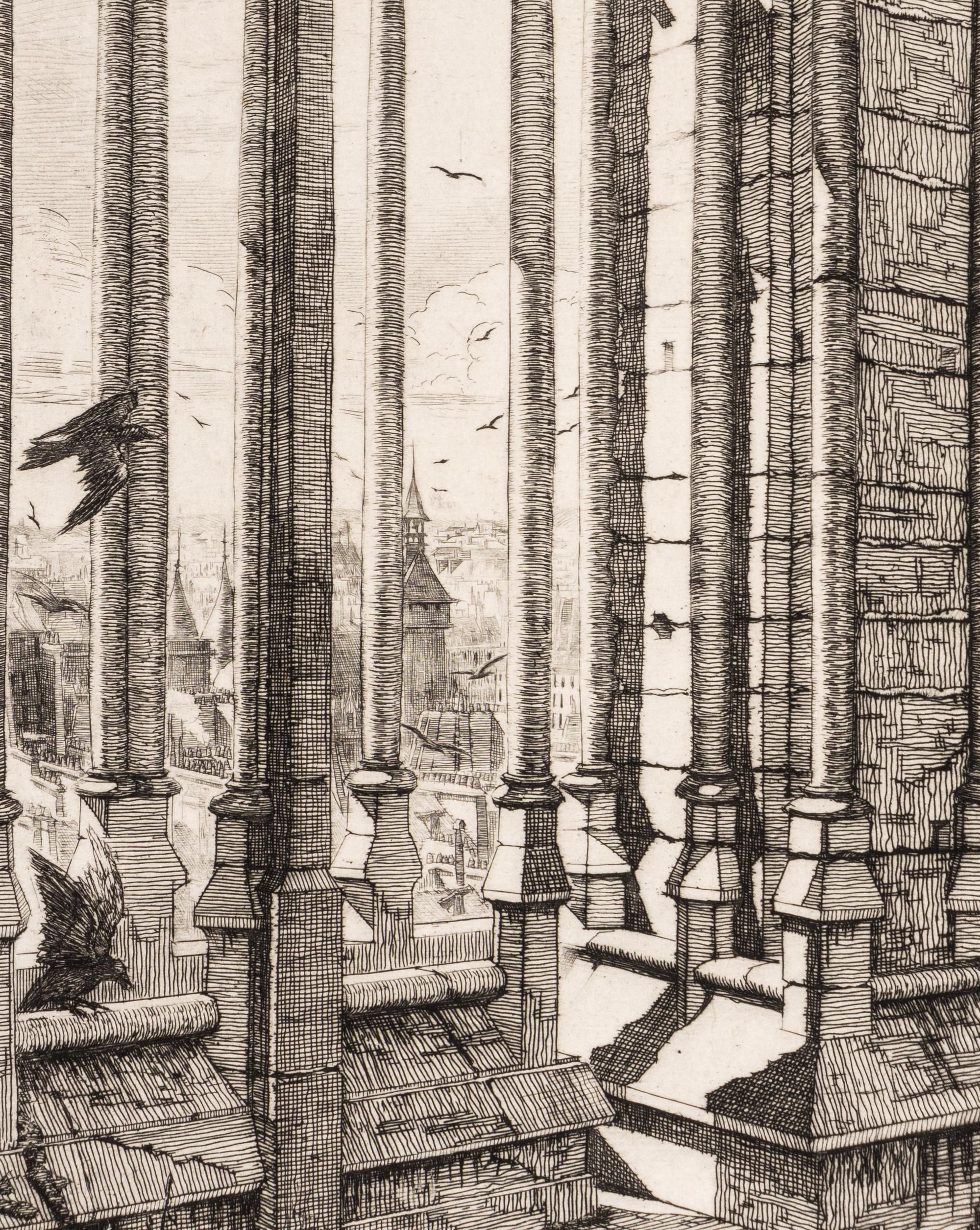 A Pair of Prints (La Tour de L’Horloge; La Galerie de Notre Dame)