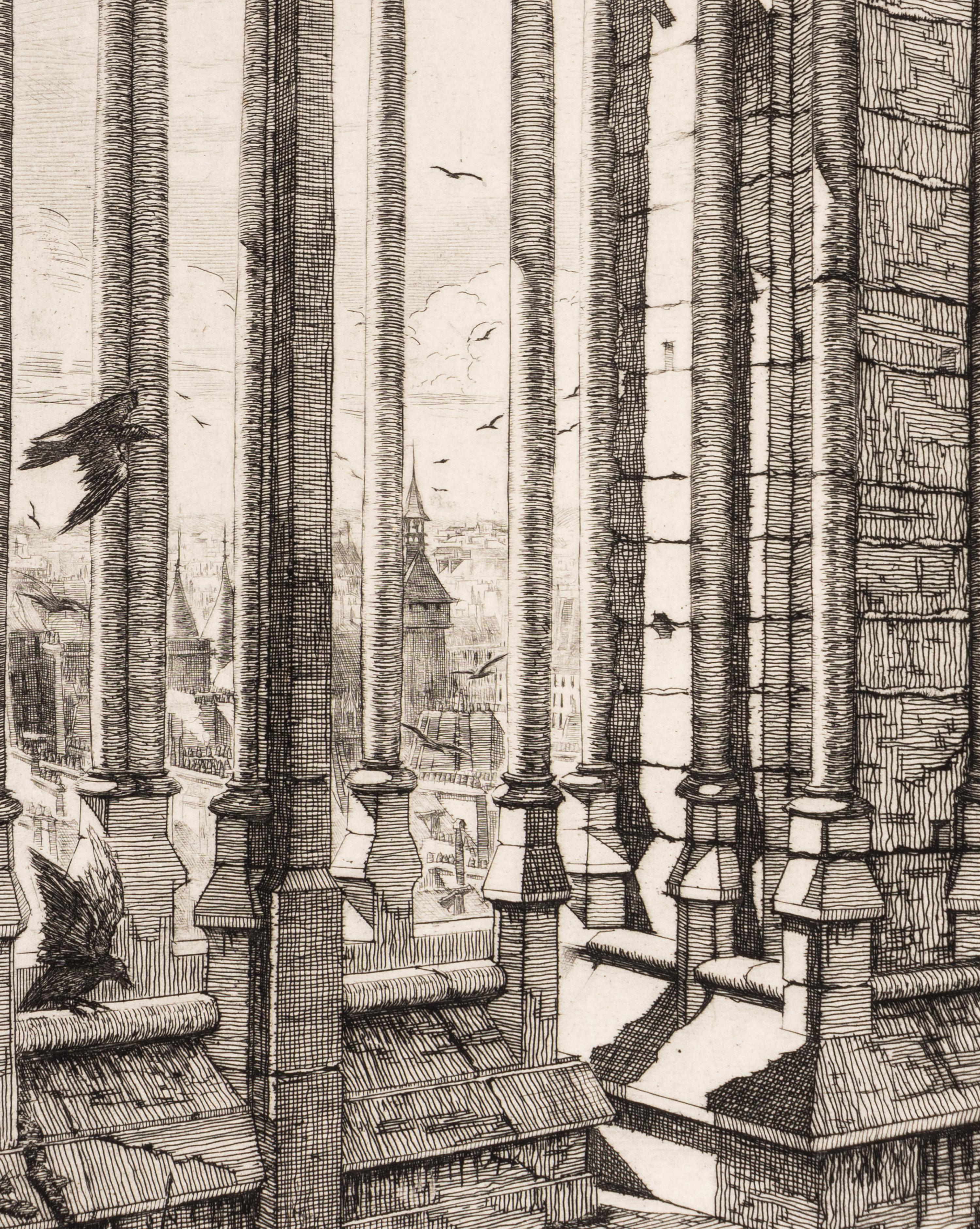 A Pair of Prints (La Tour de L’Horloge; La Galerie de Notre Dame)