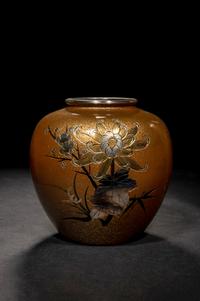 Four Japanese Metal Vases