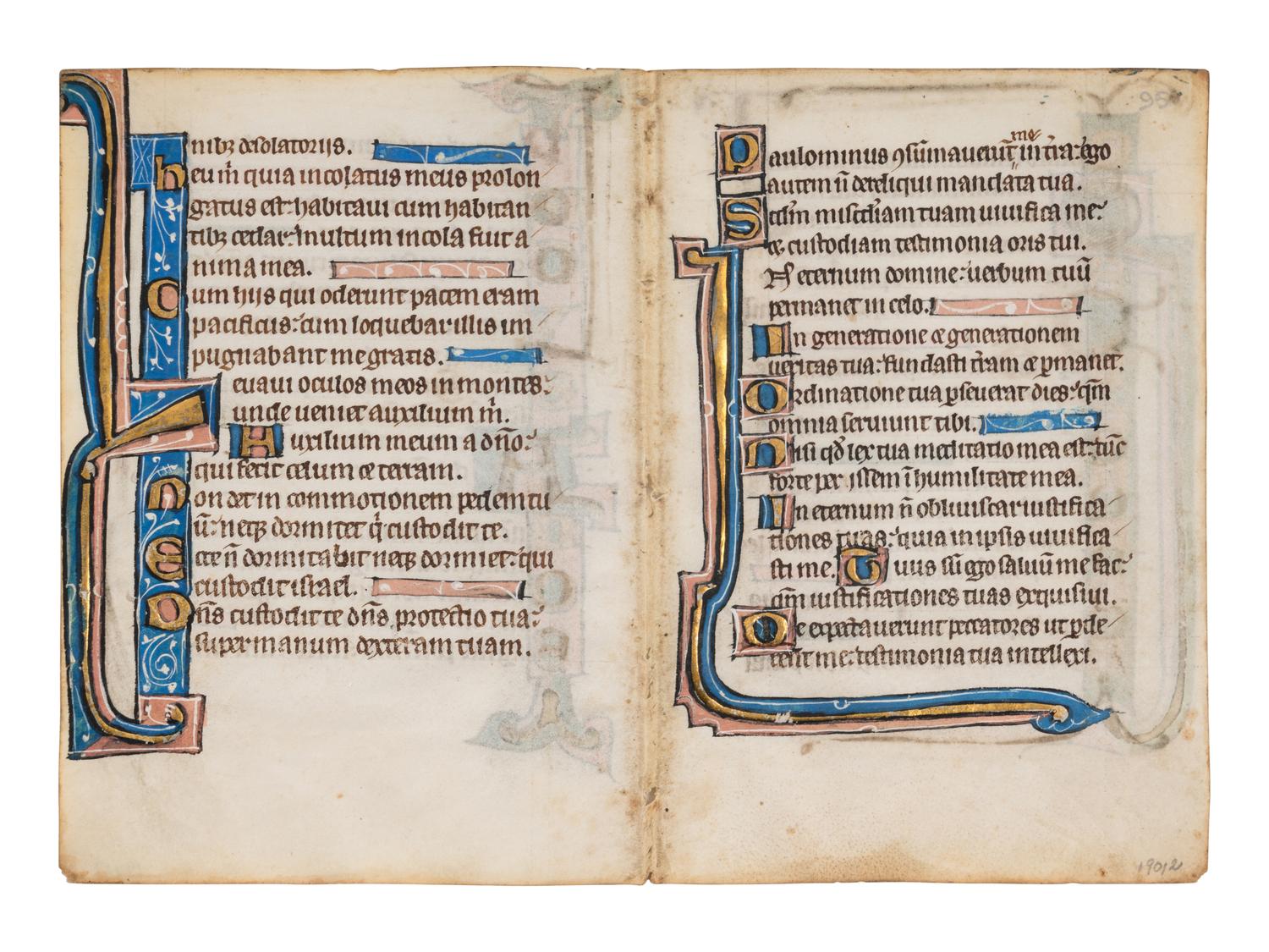 A collection of leaves from Psalter manuscripts, illuminated in Flanders in the first half of the thirteenth century, joined with a group of seventeenth- or eighteenth-century Psalter leaves drawn according to similar models