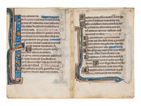 A collection of leaves from Psalter manuscripts, illuminated in Flanders in the first half of the thirteenth century, joined with a group of seventeenth- or eighteenth-century Psalter leaves drawn according to similar models