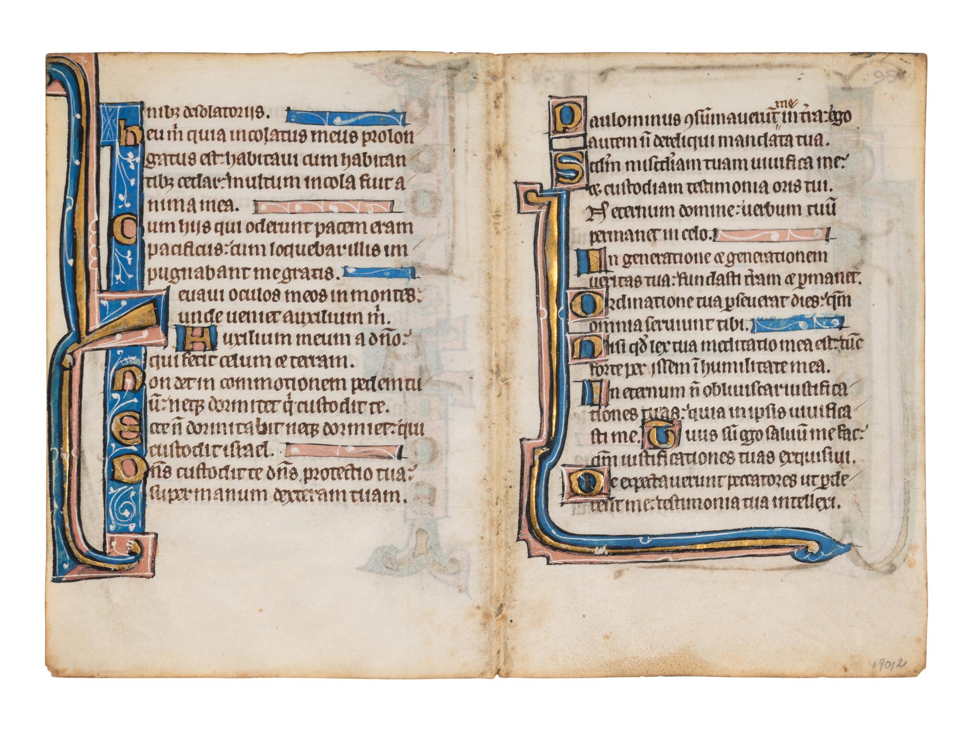A collection of leaves from Psalter manuscripts, illuminated in Flanders in the first half of the thirteenth century, joined with a group of seventeenth- or eighteenth-century Psalter leaves drawn according to similar models