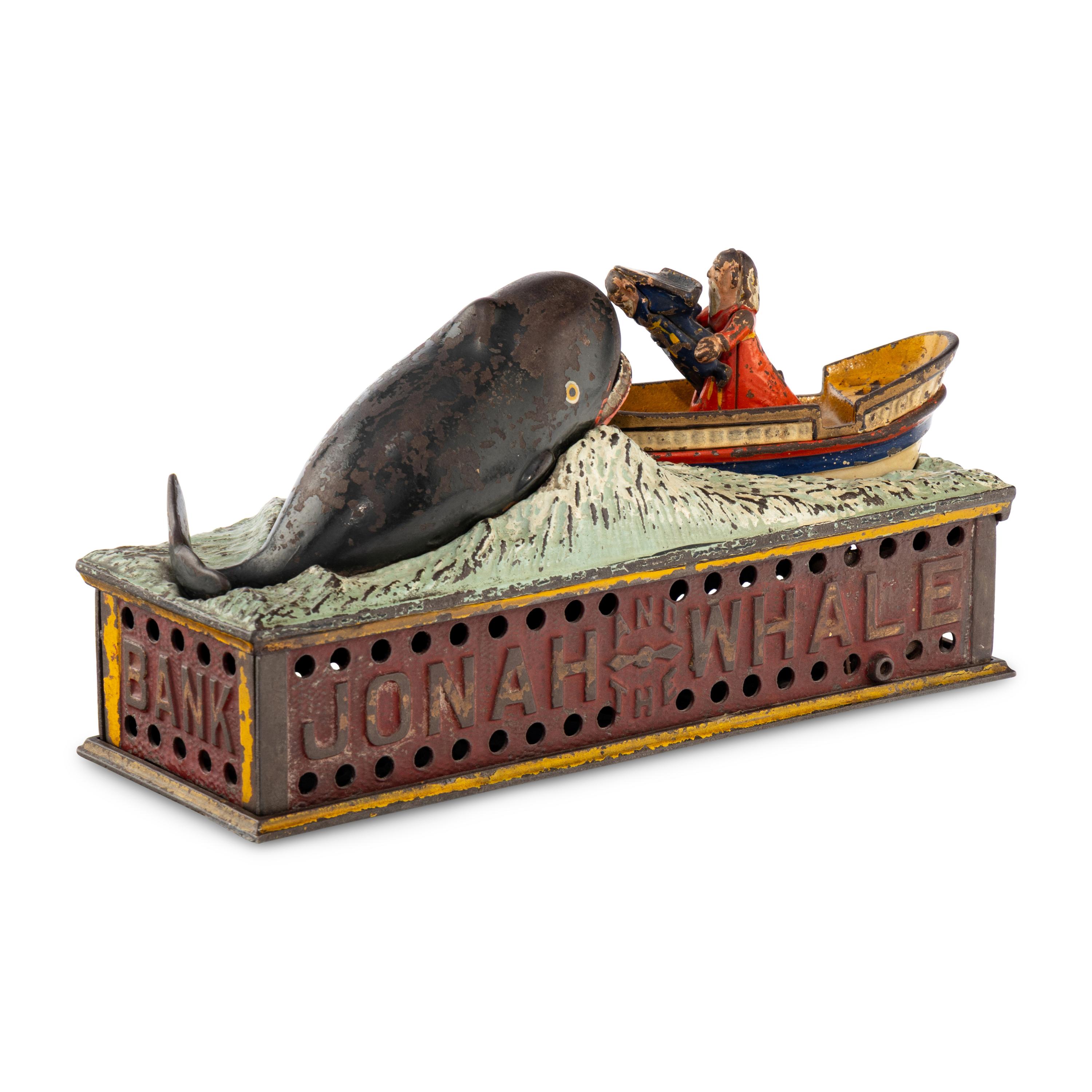 A Jonah and the Whale Mechanical Bank