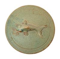 A Celadon Glazed Pottery Covered Jar