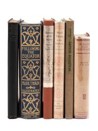 CLEMENS, Samuel Langhorne ("Mark Twain", 1835-1910). A group of 6 first editions, comprising: