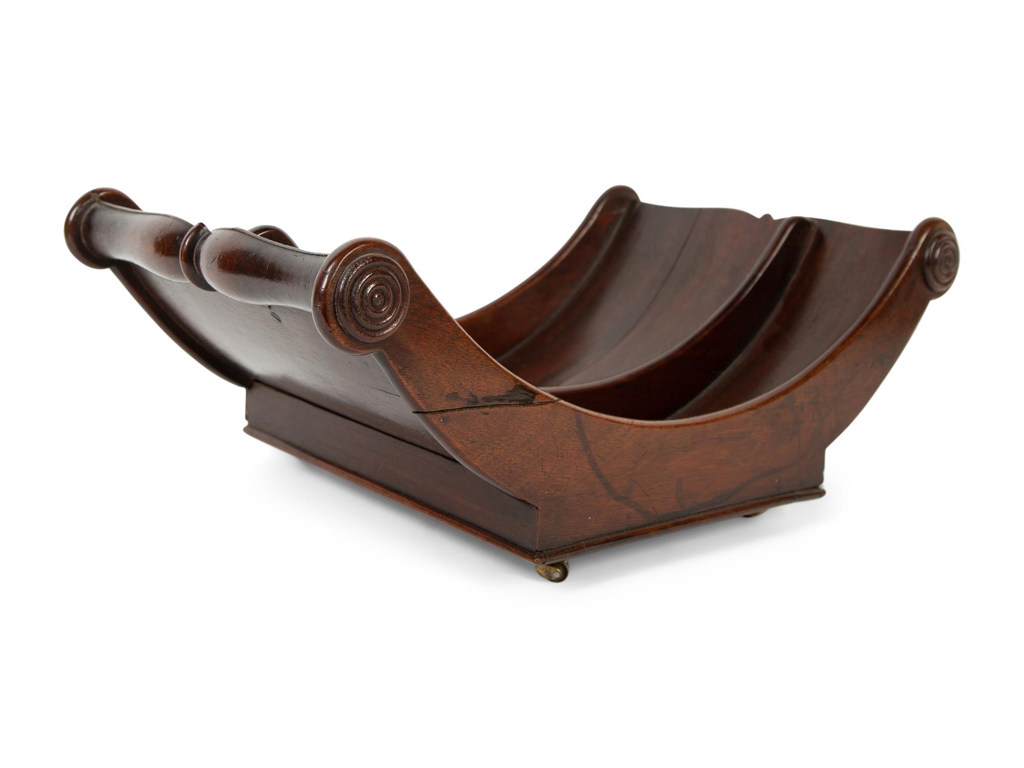 An English Mahogany Cheese Server