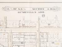 A group of 5 maps of Chicago streets, comprising:
