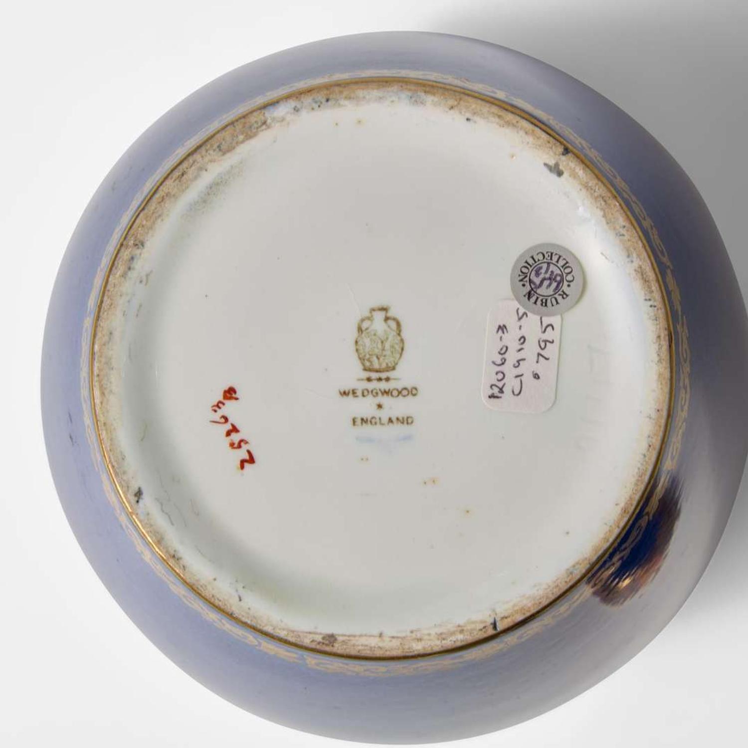 A Wedgwood Powder Blue Ground Covered Jar UK, circa 1915