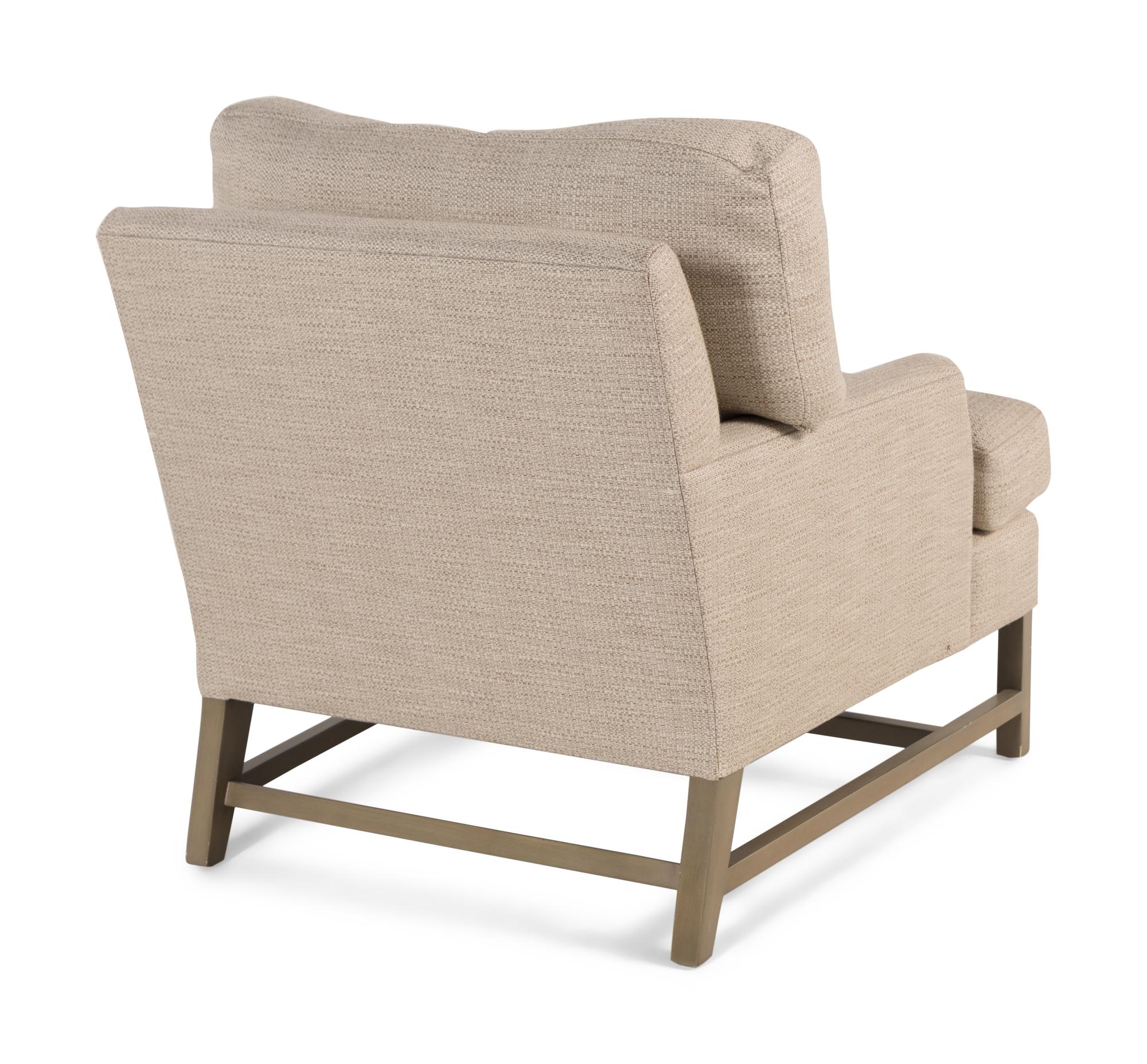 A Pair of A. Rudin Armchairs and Ottomans