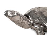A Large Silvered Model of a Sea Turtle
