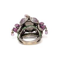 WENDY YUE, MULTIGEM FLOWER RING