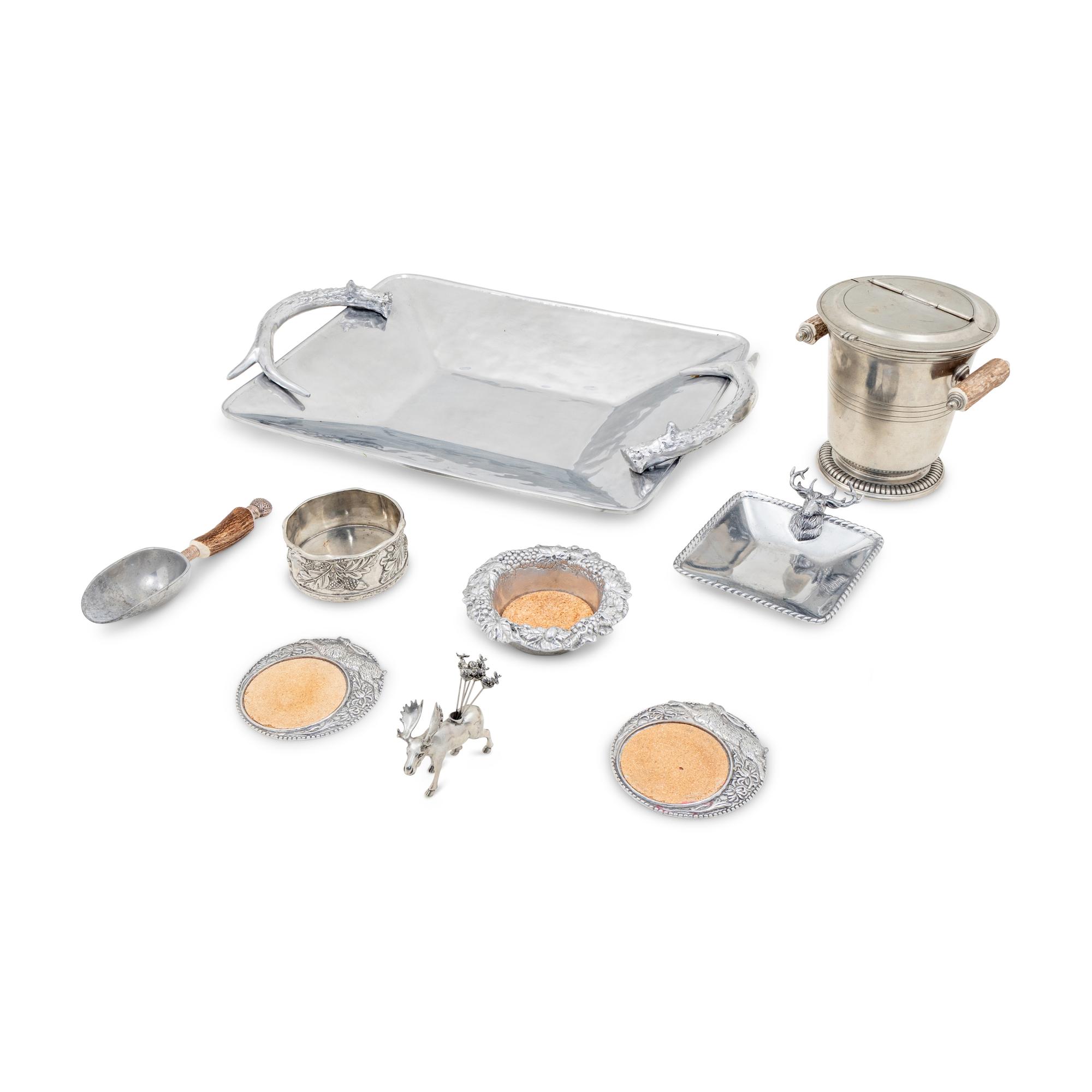 A Collection of Pewter Tableware