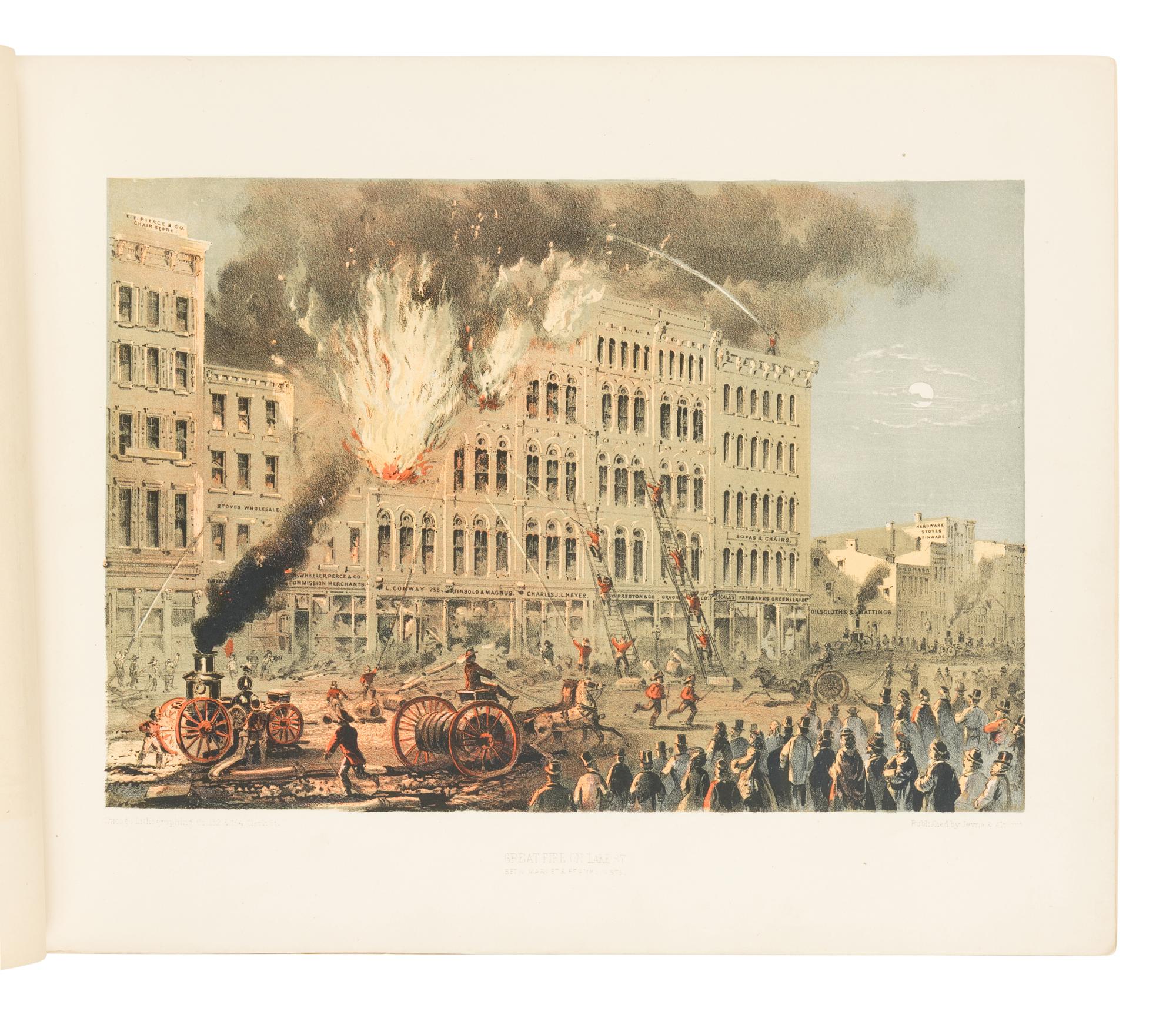 [AMERICANA]. Chicago Illustrated. Literary Descriptions by James W. Sheahan . Chicago: Jevne & Almini, January 1866-January 1867.