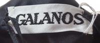 A Galanos Gold and Black Bustier,