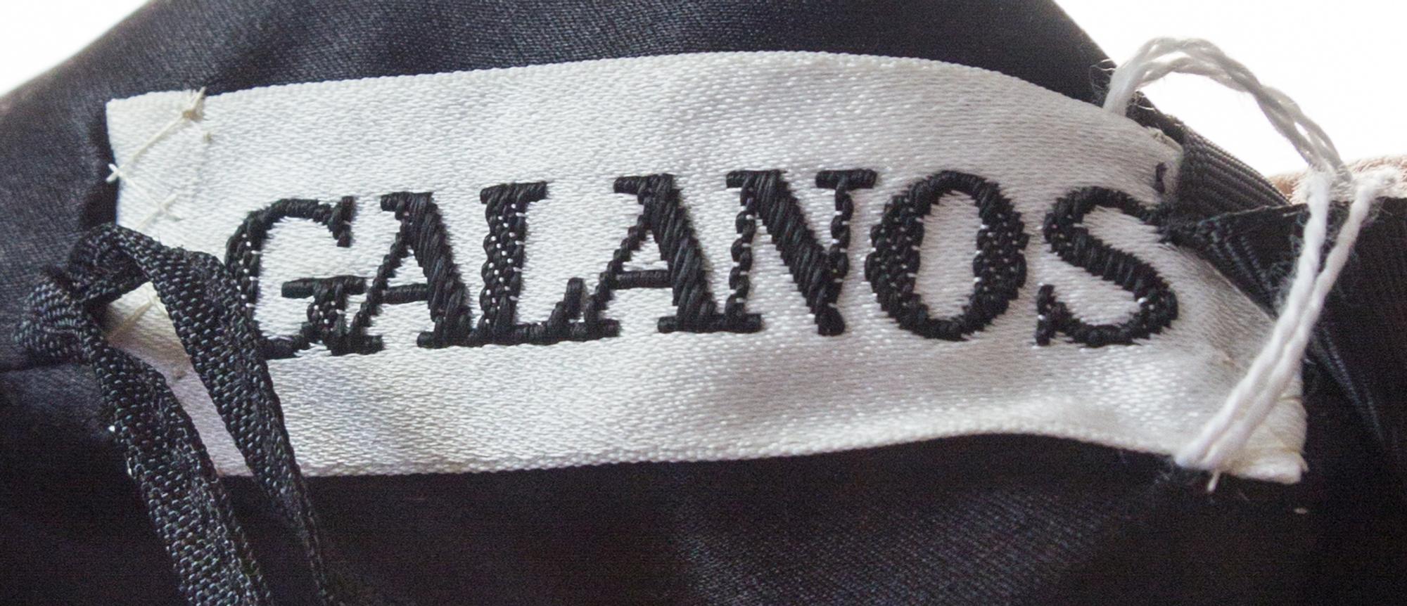 A Galanos Gold and Black Bustier,