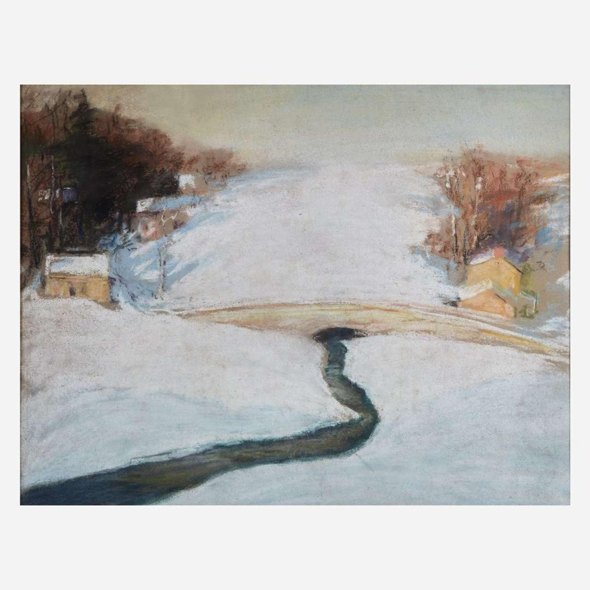Frederick R. Wagner (American, 1864-1940) Mill Race I; together with three companions