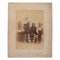 Chiefs of the Sac and Fox by C.M. Bell or Alexander Gardner, 1870 albumen photograph