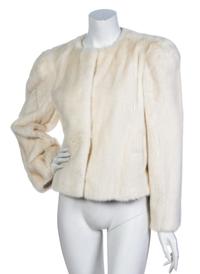 A Revillon Ivory Fur Jacket,