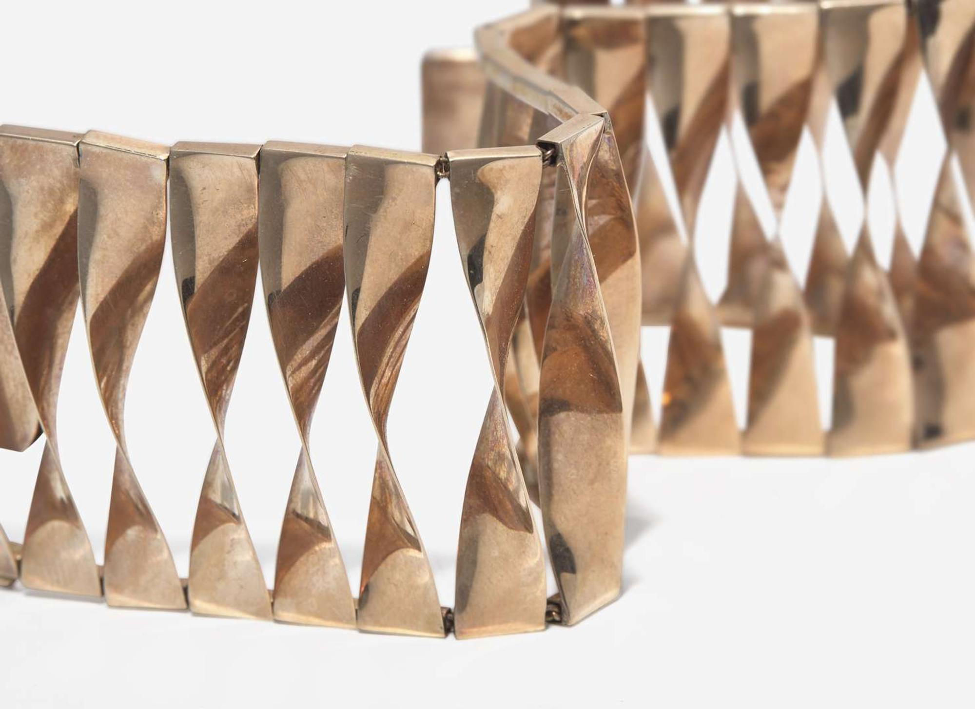 A 14K Rose Gold Bracelet