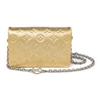Louis Vuitton, Coussin Bag in Gold Empreinte Leather