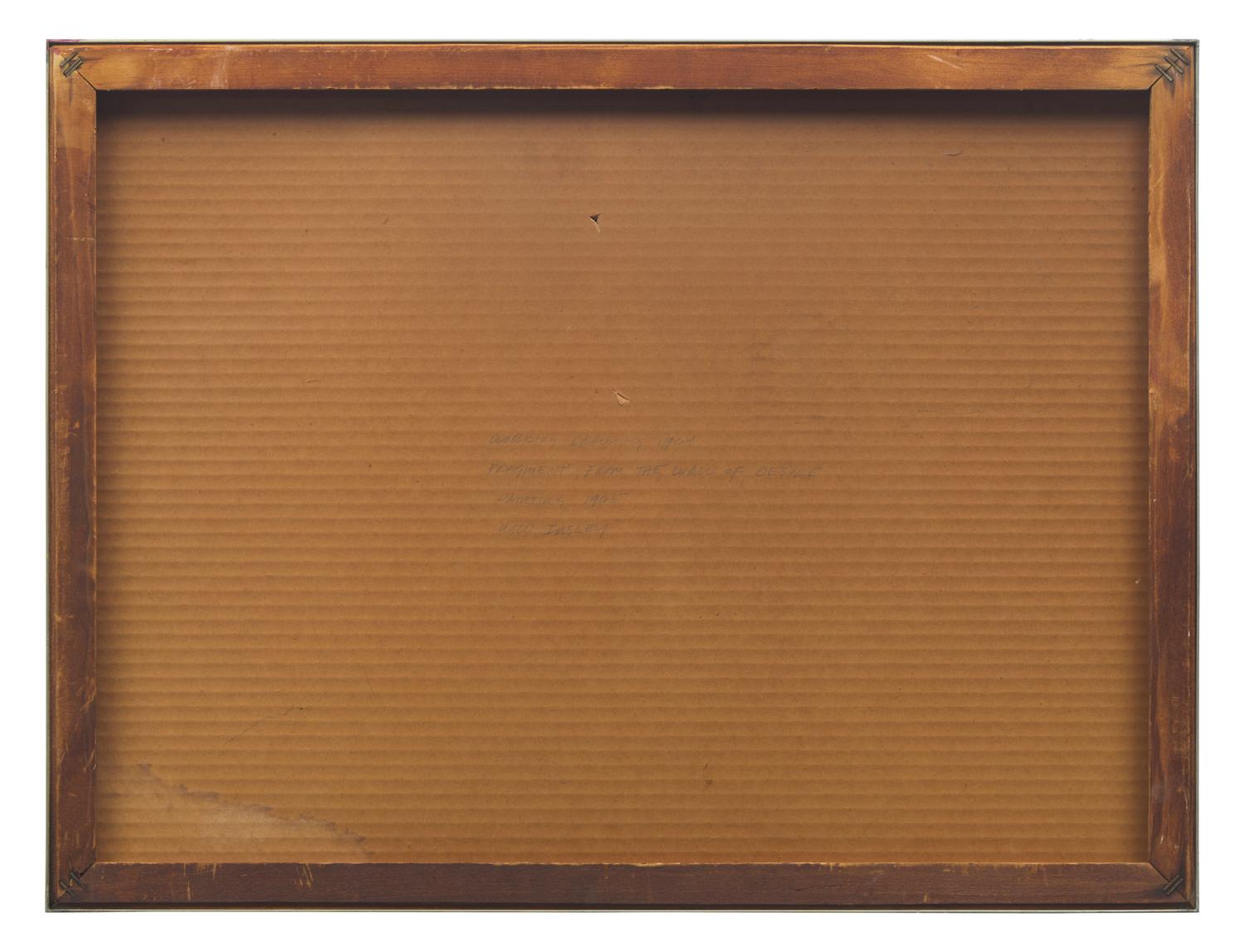 Fragment from the Wall of Desire Painting (Working Drawing), 1964