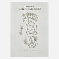 [Children's & Illustrated] [Maillol, Aristide] Daphnis and Chloe. A Most Sweet, and Pleasant Pastorall Romance for Young Ladies, translated out of the Greek of Longus by Geo. Thornley