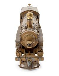 An MG Models Brass O-Gauge 2-6-0 Locomotive and Tender
