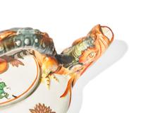 A Wedgwood Majolica Figural Dragon Teapot