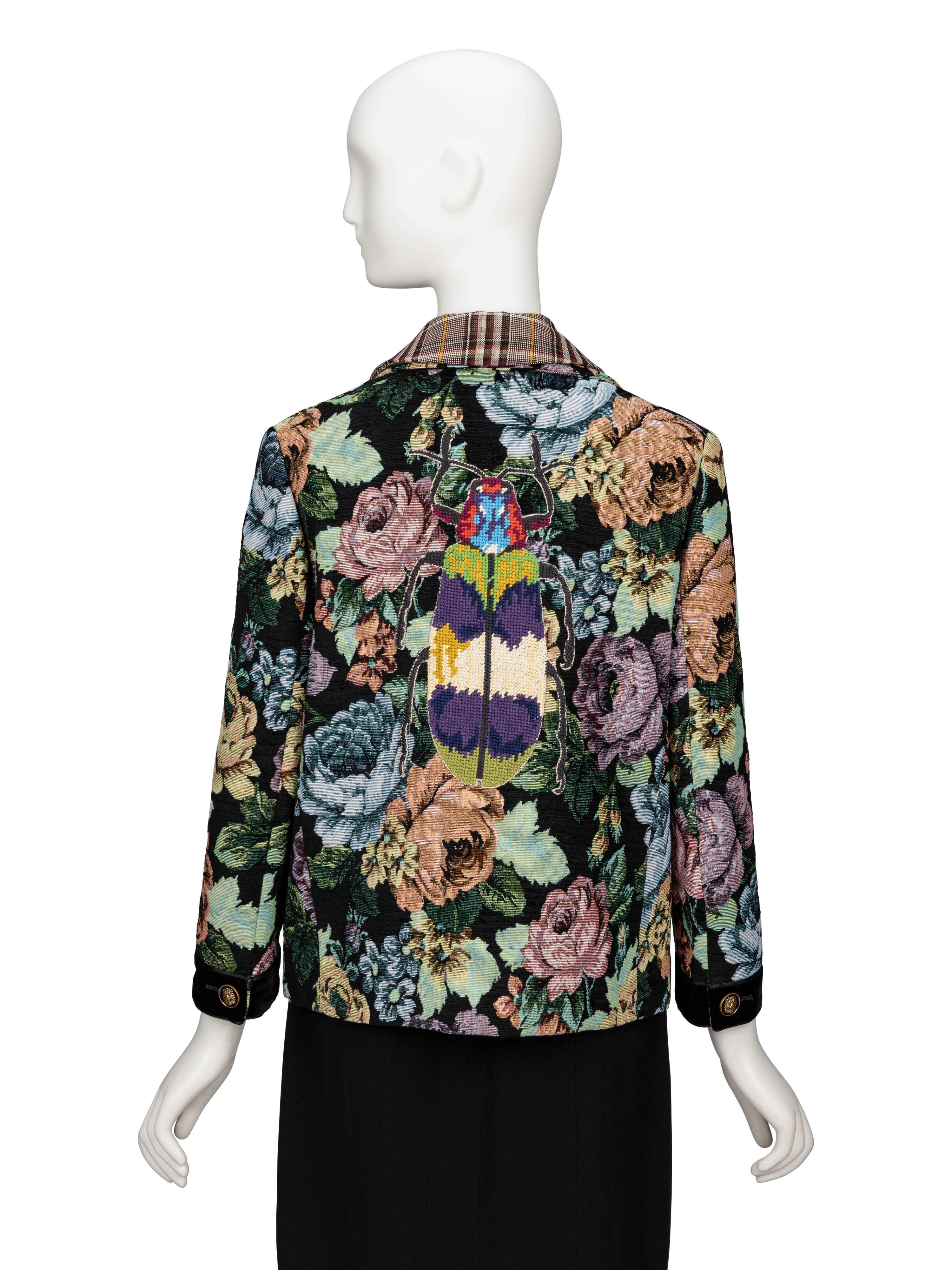 Gucci, Floral Jacquard Jacket