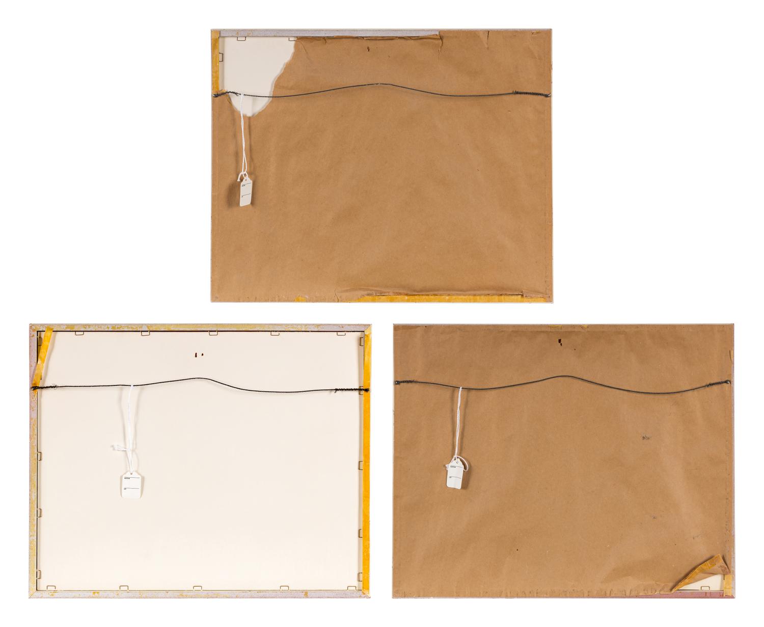Untitled (Chicken Coop), 1970, Untitled (Tending Cattle), 1974 and Untitled (Wild Hare) , 1974 (three works)