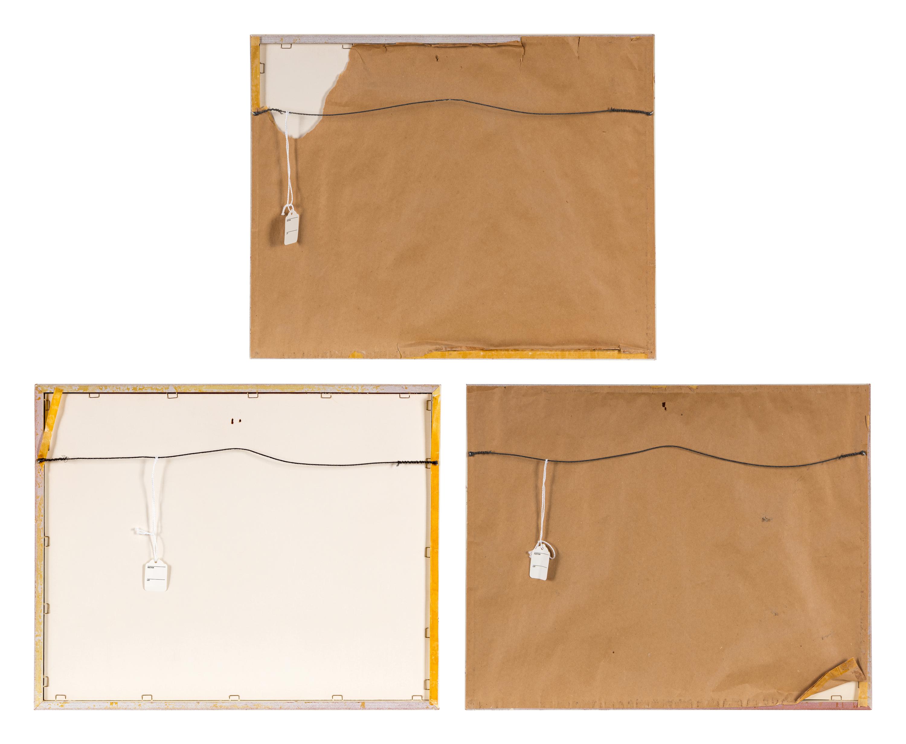 Untitled (Chicken Coop), 1970, Untitled (Tending Cattle), 1974 and Untitled (Wild Hare) , 1974 (three works)