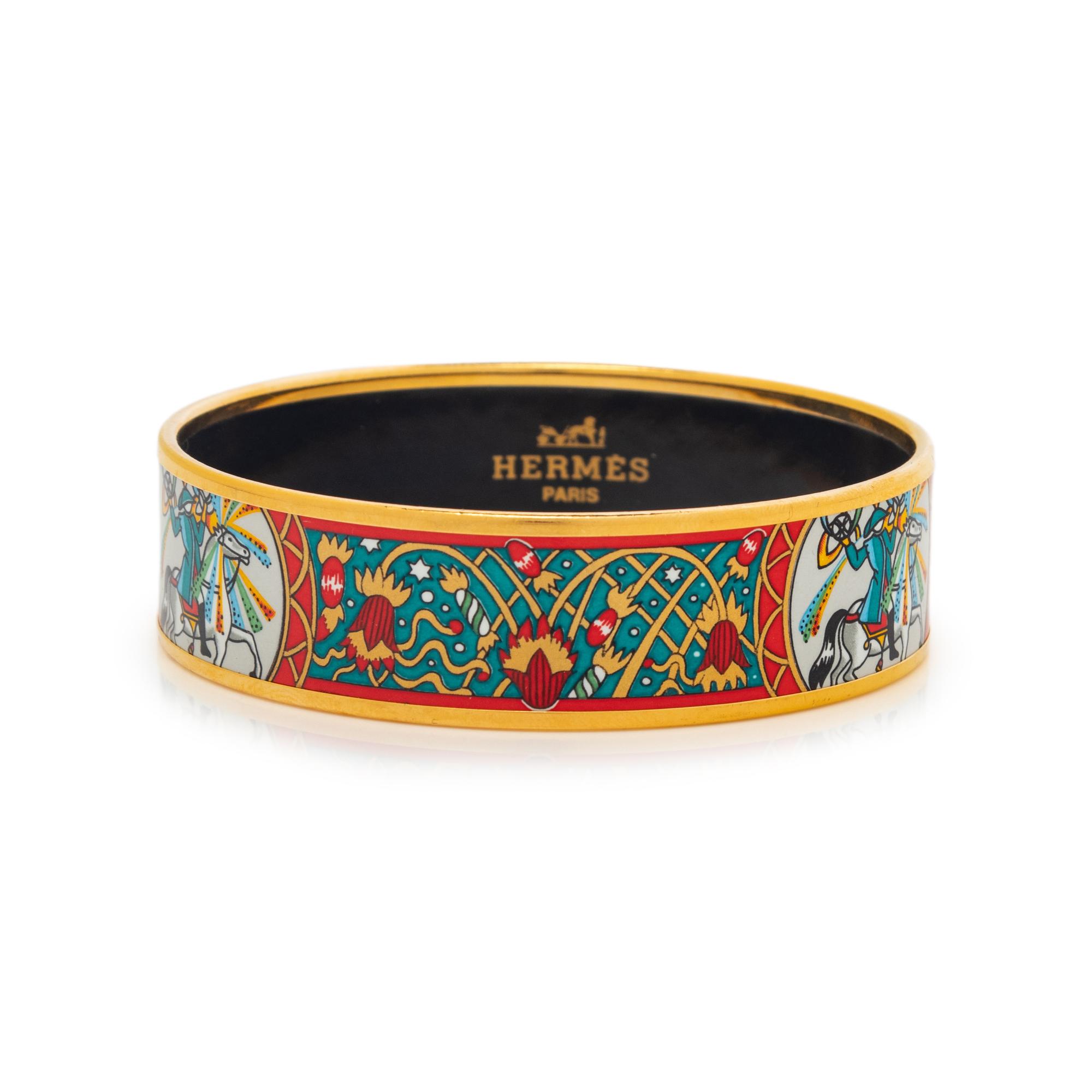 Hermès Bangle, Ear Clips, and Scarf Ring