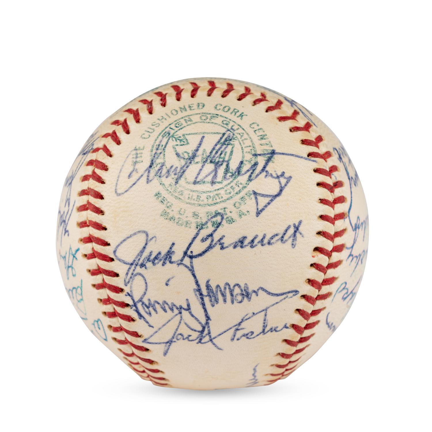 A 1960 Baltimore Orioles Team Signed Autograph Baseball