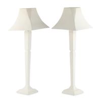 A Pair of Composition Table Lamps