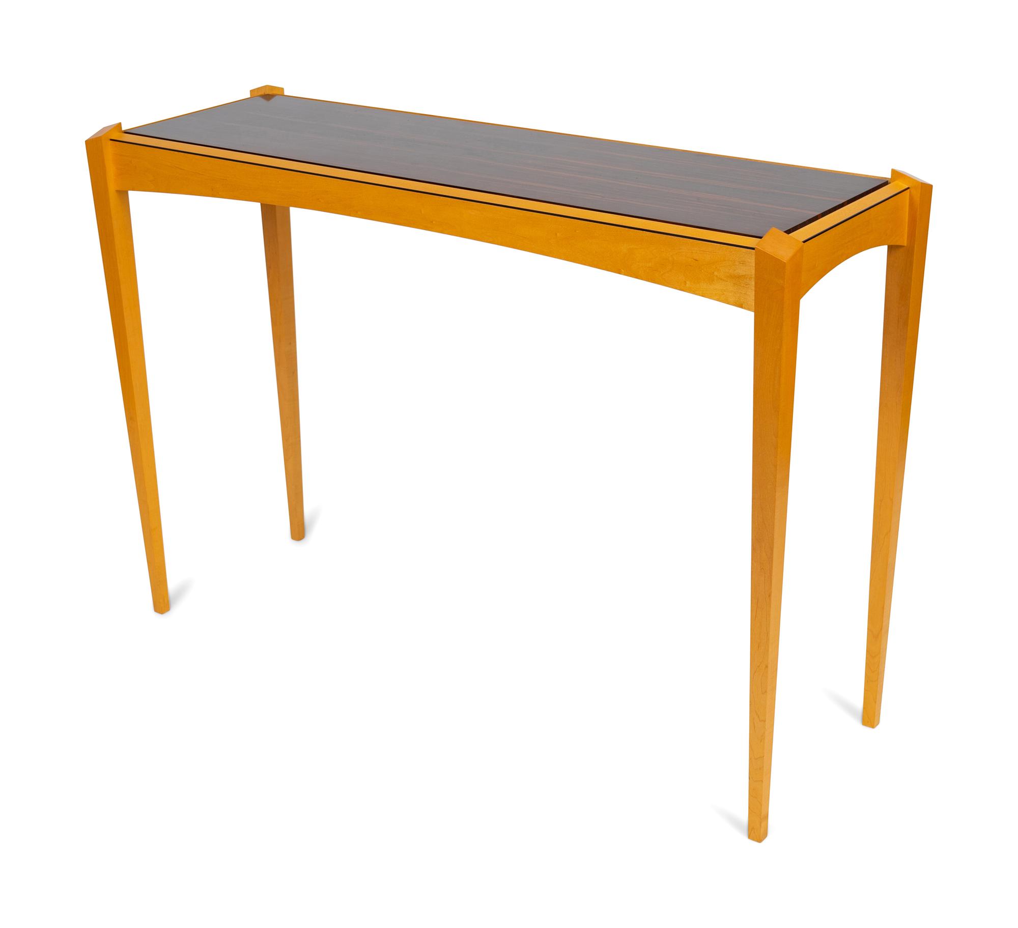 A Contemporary Studio Craft Console Table