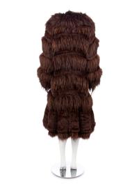 Sonia Rykiel Brown Fox and Rabbit Fur Coat, 1980-2000s