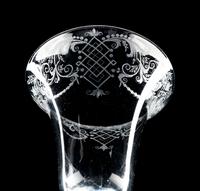 A Group of Three Engraved Wine Glasses