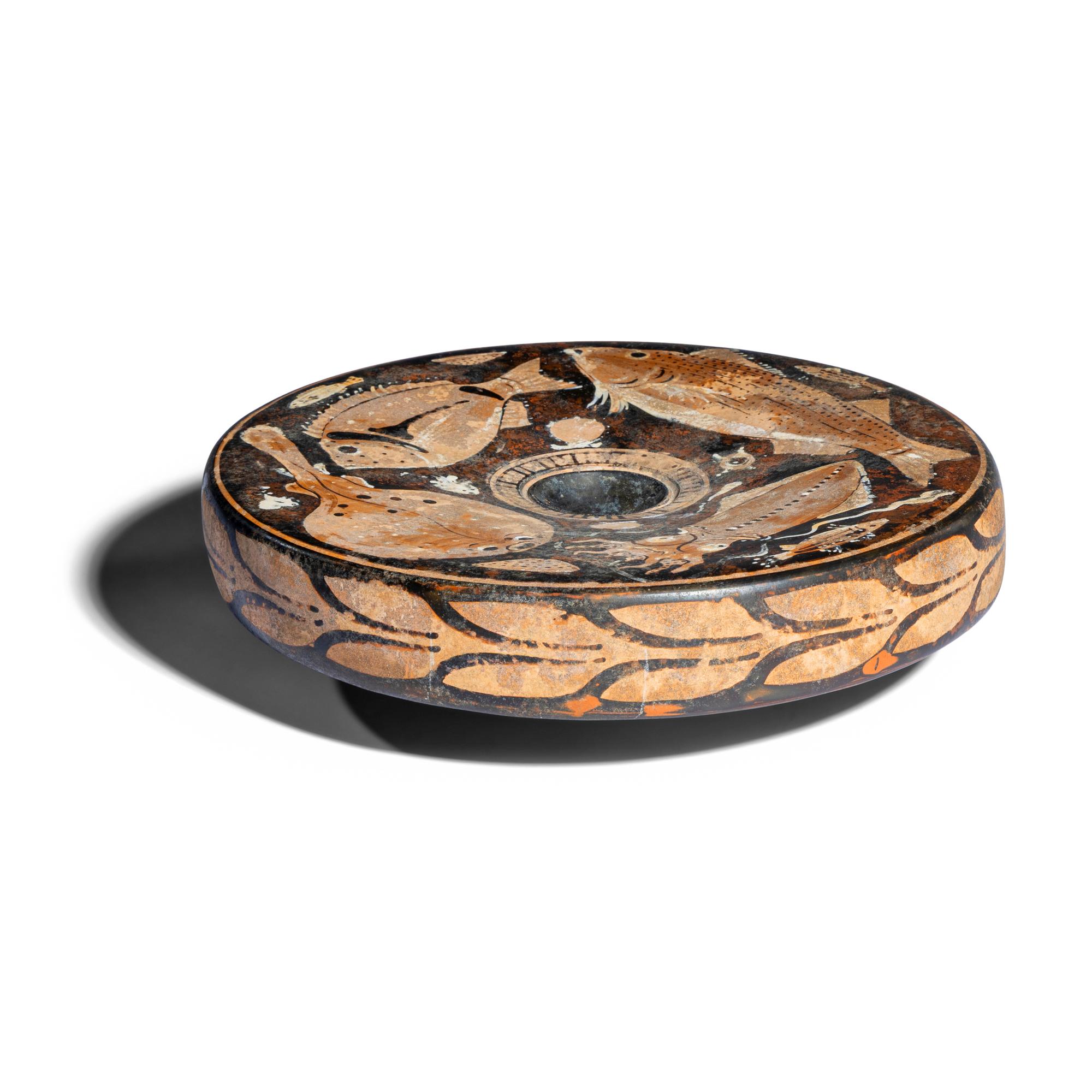 An Apulian Red-Figured Fishplate