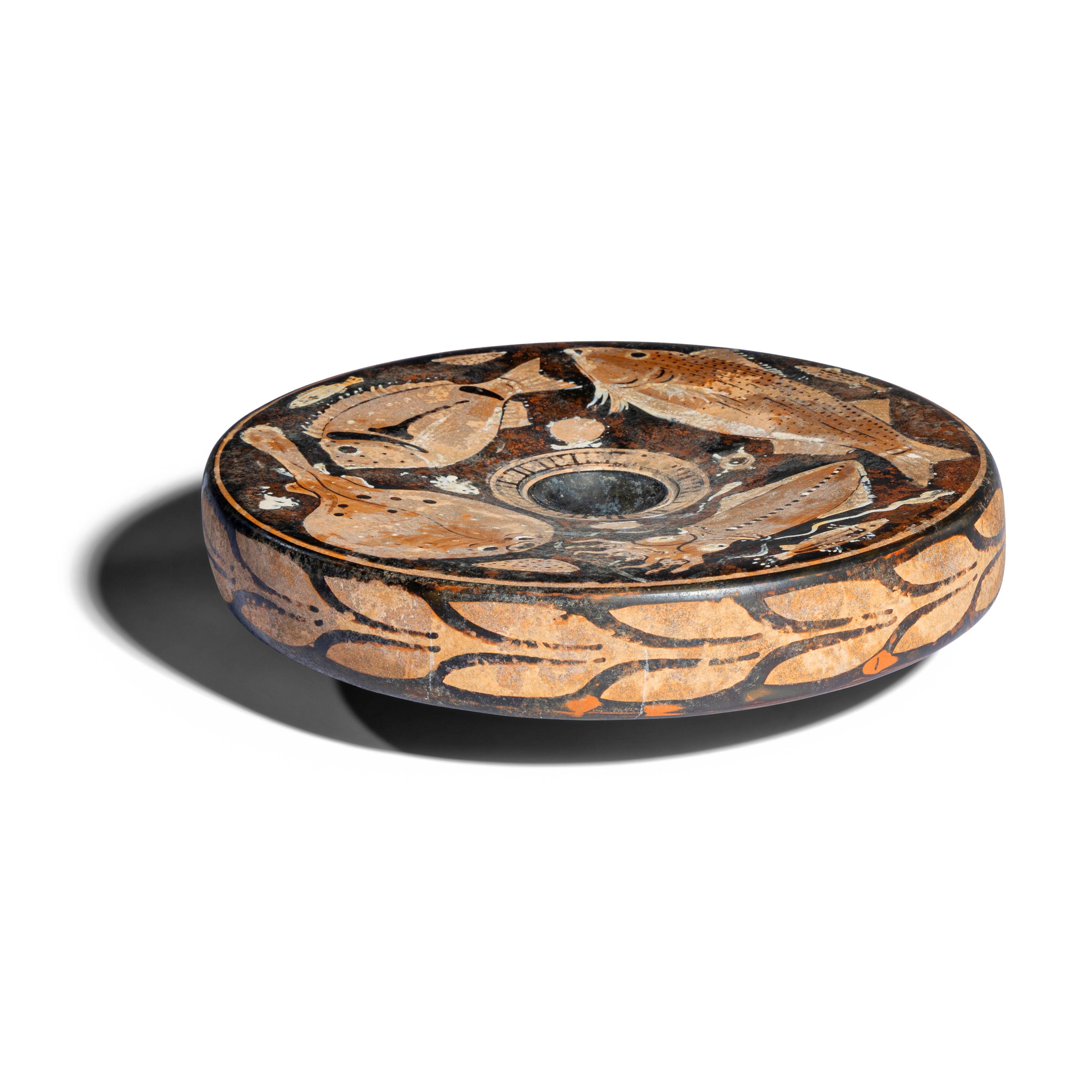 An Apulian Red-Figured Fishplate