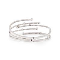 DAMIANI, WHITE GOLD AND DIAMOND CUFF BRACELET
