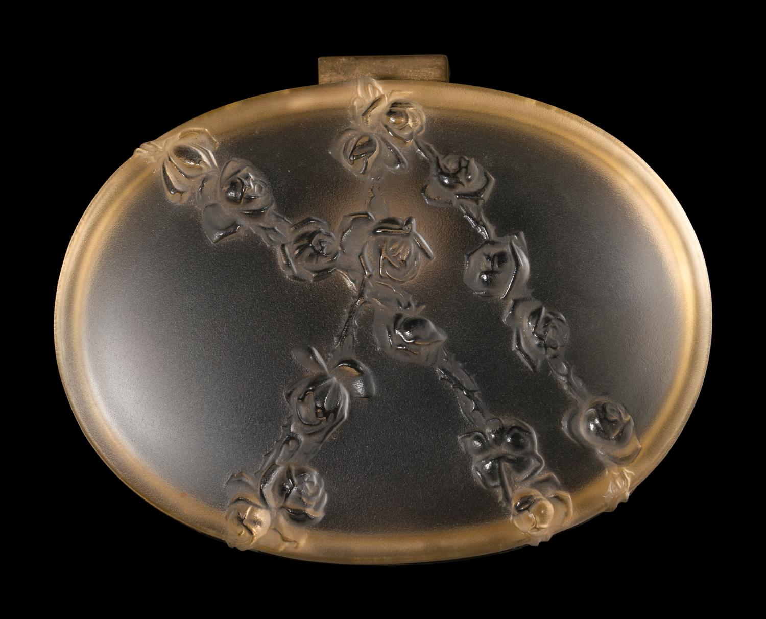 A Group of Four Lalique Dresser Articles