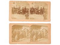 [EARLY PHOTOGRAPHY]. A group of approx. 95 stereoviews highlighted by images of US presidents, views in and around Washington, DC and Mount Vernon, and African American and female subjects.