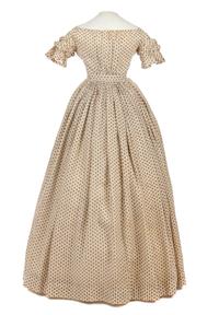 Printed Cotton Day Dress, 1860s