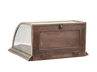 A Pair of Excelsior Show Case Works Metal Frame Countertop Display Cases